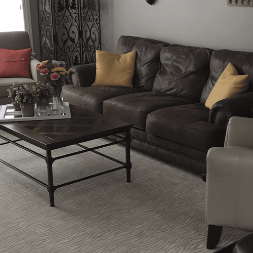 Carpet in a living room in Wheaton, IL from Superb Carpets, Inc.